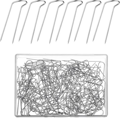 cobee 200Pcs U Pins for Crafts, Pins Sewing, Fork Pin for Quilting Double Blocking Fabric Pining, Floral Pin Foam for DIY Sewing Jewelry Craft Making Holiday Arrangements in Saudi Arabia