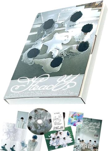 ألبوم NCT WISH Steady الأول المصغر [إصدار FIND PSYCHE] كتاب صور + قرص مضغوط + بطاقة صور + بطاقة بريدية + ملصق + ملصق in Kuwait