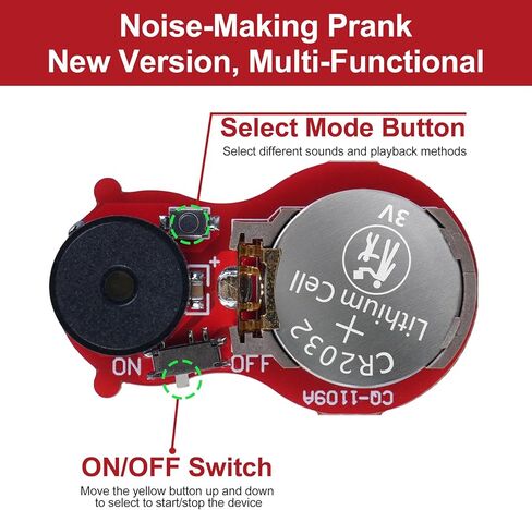 Mixed 6 Pack Hidden Annoying Beep Office Prank Devices,Small Prank Chirp Noise Maker Including Different Sounds in Saudi Arabia