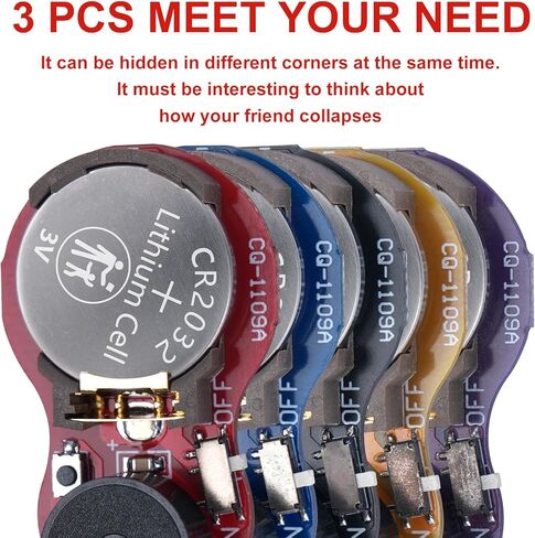 Mixed 6 Pack Hidden Annoying Beep Office Prank Devices,Small Prank Chirp Noise Maker Including Different Sounds in Saudi Arabia