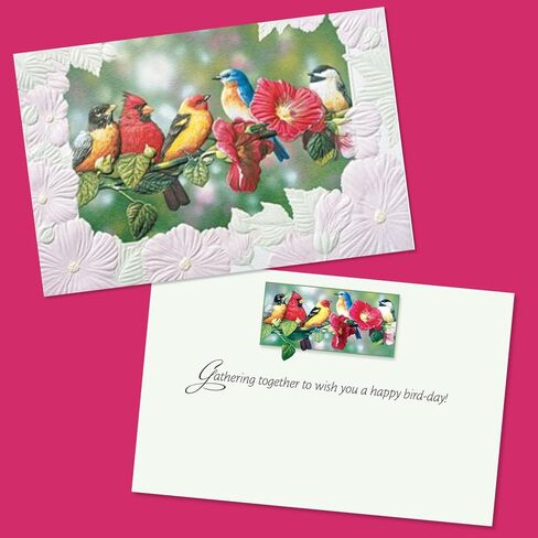 مجموعة بطاقات عيد ميلاد فاخرة من Pumpernickel Press Sweet Songbirds - مجموعة من 30 بطاقة in Kuwait
