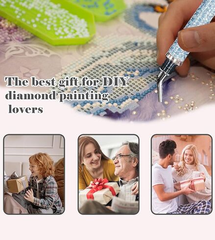 CFSMQW Diamond Painting Accessories Pen, Diamond Art Pen Kits for Adults, Vacuum Diamond Painting Pen Kits - Epainter, Diamond Art Accessories Tools (Blue) in Saudi Arabia