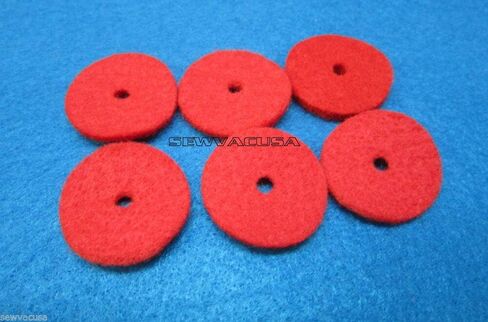 Sewing Machines Parts Compatible with Singer Featherweight 221, 222, Spool Pin FELTS # 8879 (6) in Saudi Arabia