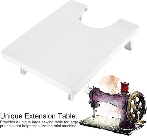 Sewing Machine Extension Table,ABS Desktop Sewing Machine Extension Table Board Household Sewing Craft Accessories for Mini Sewing Machine (10x8x2.75inch) in Saudi Arabia