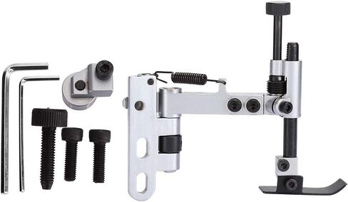 MUNEFE Suspended Edge Guide, Metal Suspended Edge and Roller Guide, Sewing Machine Seam Guide Parts for Sewing Leather or Heavy Fabrics in Saudi Arabia