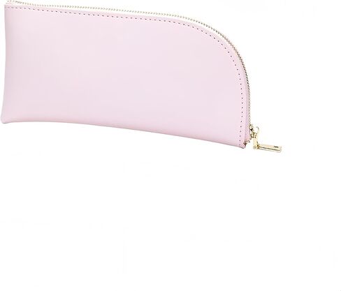 Small Pencil Bag with Zipper - Cotton Canvas Lightweight and Durable Ideal for Organization and Traveling (Black, S) in Saudi Arabia
