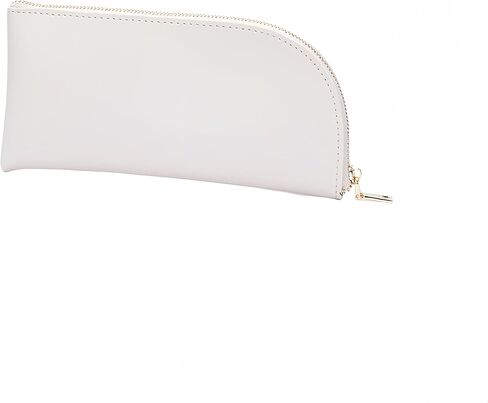 Small Pencil Bag with Zipper - Cotton Canvas Lightweight and Durable Ideal for Organization and Traveling (Black, S) in Saudi Arabia