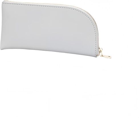 Small Pencil Bag with Zipper - Cotton Canvas Lightweight and Durable Ideal for Organization and Traveling (Black, S) in Saudi Arabia
