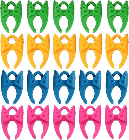 pson 20PCS Bobbin Holder Organizers, Rubber Bobbin Clamps Holders, Thread Keeping Bobbin Clamps for Sewing, Accessory organizing(4 Colors) in Saudi Arabia
