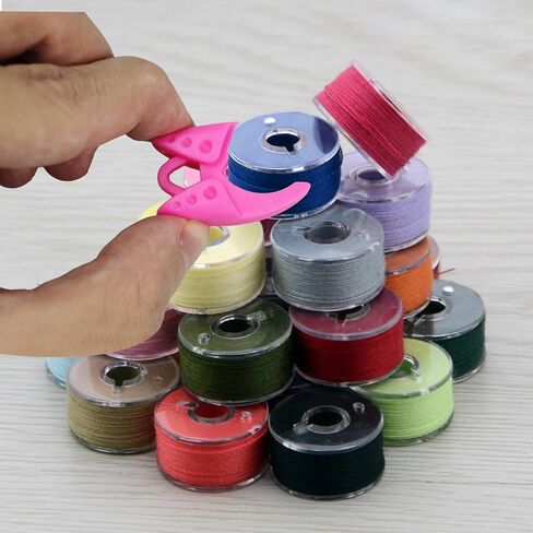 pson 20PCS Bobbin Holder Organizers, Rubber Bobbin Clamps Holders, Thread Keeping Bobbin Clamps for Sewing, Accessory organizing(4 Colors) in Saudi Arabia