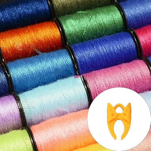pson 20PCS Bobbin Holder Organizers, Rubber Bobbin Clamps Holders, Thread Keeping Bobbin Clamps for Sewing, Accessory organizing(4 Colors) in Saudi Arabia