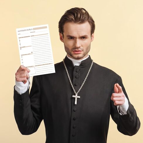 Eaasty 4 Pcs Sermon Notes Notebooks Tear Away Bible Study Journals for Men Women Church Religious Christian Study Supplies 5.5 x 8.3 Inch, 100 Sheets in Saudi Arabia
