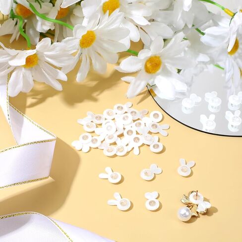 32 Pcs Earring Backs for Droopy Ears, Clear Silicone Heart Shaped Earring Lifters Cute Comfortable Rabbit Shape Rubber Earrings Lifters Backs Replacements for Women Droopy Ears Big Hoops Studs Decor in Saudi Arabia