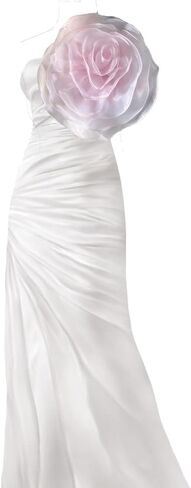 Clothes Appliques Multi-Layer Wedding Dress Chest Flower Clothing Patch Evening Dress 3D Organza Large Flower Patch Sewing in Saudi Arabia