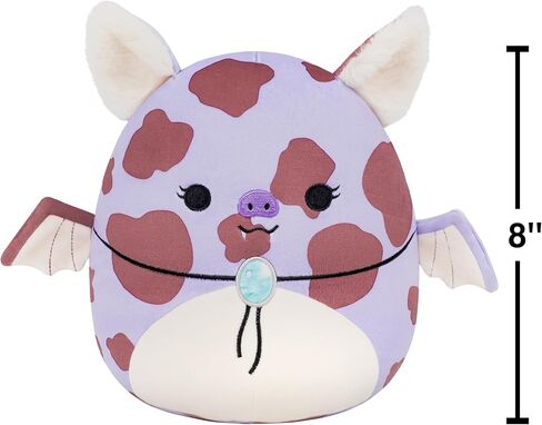 Squishmallows Original Jolene The Lavender Spotted Cowgirl Fruit Bat Multisize Combo Pack – Official Jazwares Plush (Amazon Exclusive) in Saudi Arabia