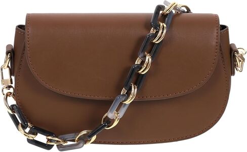 TEHAUX حقيبة يد سلسلة استبدال حزام 18 بوصة الاكريليك حقيبة كتف سلسلة مع أبازيم لإصلاح مقبض المحفظة وترقية النمط in Kuwait