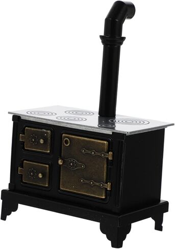 موقد حديد صغير قابل للتحمل بمقياس 1:12 لوازم الطبخ المصغرة مادة حديدية للمنزل المصغر in Kuwait