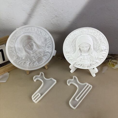 Virgin Mary Resin Molds Religious Silicone Molds for Home Decor, Catholic Gifts in Saudi Arabia