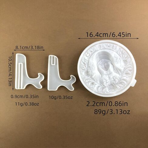 Virgin Mary Resin Molds Religious Silicone Molds for Home Decor, Catholic Gifts in Saudi Arabia