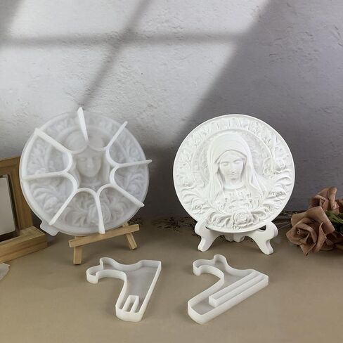 Virgin Mary Resin Molds Religious Silicone Molds for Home Decor, Catholic Gifts in Saudi Arabia