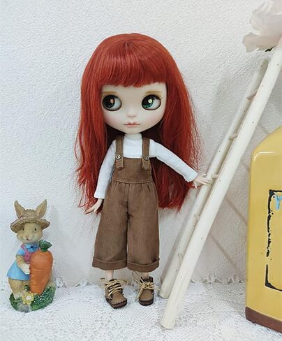 ملابس دمية BJD وزرة + تي شيرت مجموعة مكونة من قطعتين لبليث، Ob24، ليكا، ألعاب الدمى أزون إكسسوارات الملابس (Set1) in Kuwait