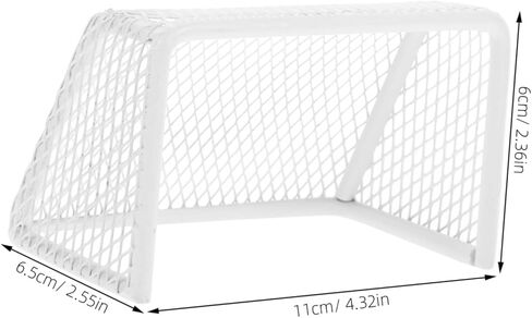 UPKOCH Mini Soccer Goal for Dollhouse Realistic Football Net for Indoor Play Miniature Settings Easy to Assemble Sports Decor Enhances Coordination Skills Fosters Team in Saudi Arabia