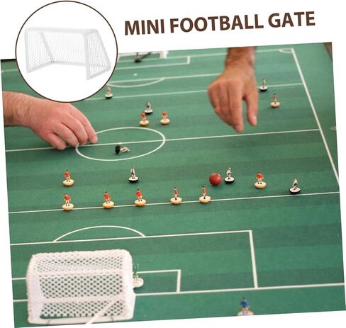 UPKOCH Mini Soccer Goal for Dollhouse Realistic Football Net for Indoor Play Miniature Settings Easy to Assemble Sports Decor Enhances Coordination Skills Fosters Team in Saudi Arabia