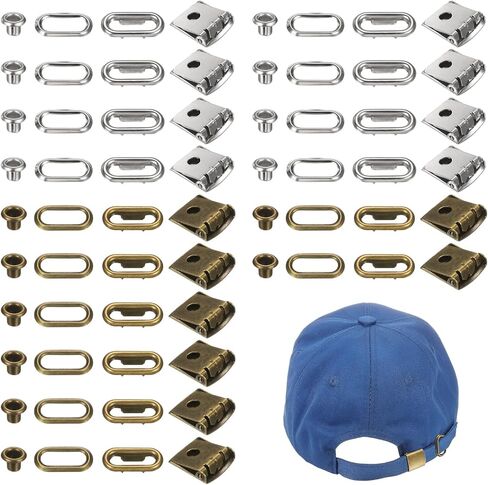 الفولاذ المقاوم للصدأ قبعة مشبك قبعة مشبك استبدال استخدام لإصلاح حزام القبعات - قبعة بيسبول قابلة للتعديل in Kuwait