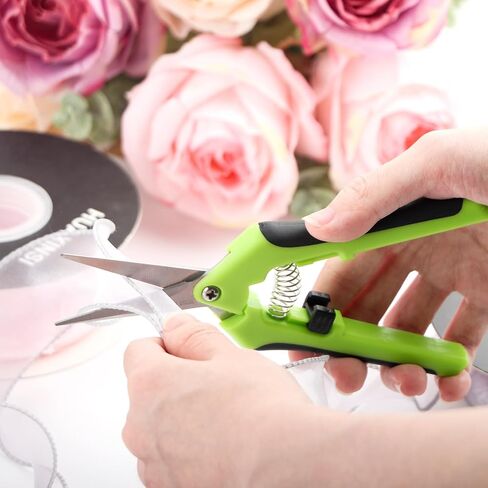 Ergonomic Spring-Action Scissors,Spring-Loaded Craft Shears with Stainless Steel Blades,for Cutting Intricate Details and Tight Patterns for People with Arthritis or Limited Hand Strength in Saudi Arabia