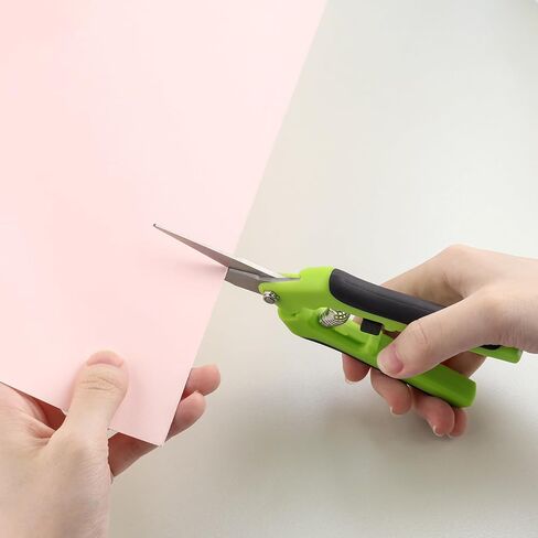 Ergonomic Spring-Action Scissors,Spring-Loaded Craft Shears with Stainless Steel Blades,for Cutting Intricate Details and Tight Patterns for People with Arthritis or Limited Hand Strength in Saudi Arabia