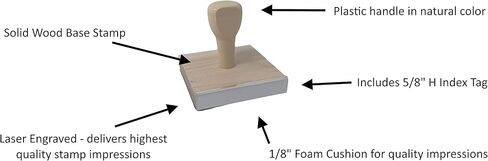ختم مطاطي من جينكو إل جي، 2 × 2 ختم خشبي in Kuwait