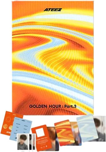 ATEEZ GOLDEN HOUR : Part.3 [POCA Random Ver.] QR + Photocard + QR Photocard + Image Card + Photostand (Lemon Drop) in Saudi Arabia