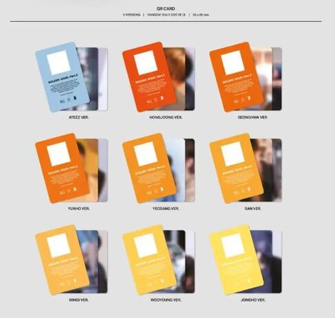 ATEEZ GOLDEN HOUR : Part.3 [POCA Random Ver.] QR + Photocard + QR Photocard + Image Card + Photostand (Lemon Drop) in Saudi Arabia