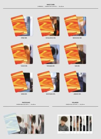 ATEEZ GOLDEN HOUR : Part.3 [POCA Random Ver.] QR + Photocard + QR Photocard + Image Card + Photostand (Lemon Drop) in Saudi Arabia