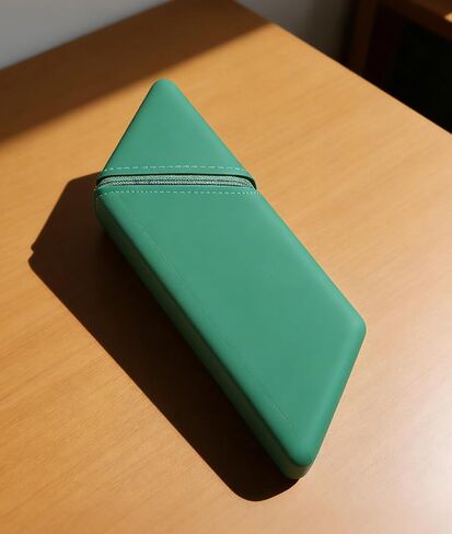 1 Pcs Portable Pen Case Silicone Pen Holder Cosmetic Storage Pouch with Zipper in Saudi Arabia