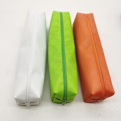 Large capacity pencil case, solid color pencil case, zipper fixed storage bag ﻿ in Saudi Arabia