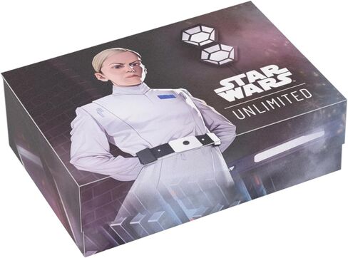 Asmodee Star Wars: صندوق ناعم غير محدود - صندوق متين مطبوع بالألوان الكاملة ومرخص رسميًا، يحمل 60 بطاقة بأكمام مزدوجة، مثالي لـ TCGs وLCGs، تصميم Andor/Dedra Meero in Saudi Arabia