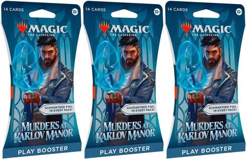3 Packs Magic: The Gathering Play Booster Pack Lot MTG Murder at Karlov Manor in Saudi Arabia