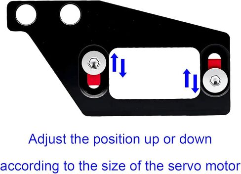Aluminum Servo Mounting Plate,Transfer The ASD from Rear to The Transmission for Axial 1/8 AXP8 Gilamon Trail Buggy Upgrade in Saudi Arabia