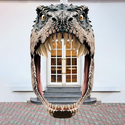 ديناصور حفلة عيد ميلاد زينة ديناصور حديقة الشرفة راية خلفية هالوين دينو لوازم الحفلات باب الديكور راية صورة كشك خلفية معلقة لعيد ميلاد ديناصور صور كشك الدعائم in Kuwait