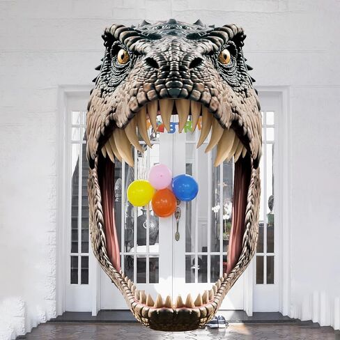 ديناصور حفلة عيد ميلاد زينة ديناصور حديقة الشرفة راية خلفية هالوين دينو لوازم الحفلات باب الديكور راية صورة كشك خلفية معلقة لعيد ميلاد ديناصور صور كشك الدعائم in Kuwait