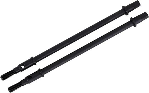 2PCS Hard Steel Front & Rear Axle CVD Drive Shaft Dogbone for 1/10 RC Crawler Axial SCX10 Upgrade Option Parts(Red front) in Saudi Arabia