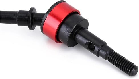 2 قطعة من الصلب الصلب الأمامي والخلفي المحور CVD محرك رمح Dogbone لـ 1/10 RC الزاحف المحوري SCX10 ترقية أجزاء الخيار (الجبهة الحمراء) in Kuwait