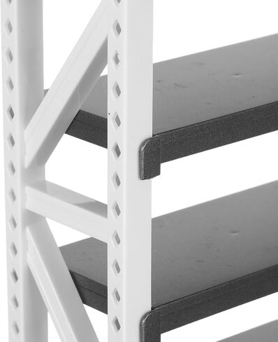 DECHOUS 2Pcs Miniature Dollhouse Storage Rack - Plastic Mini Warehouse Shelves Dollhouse Accessories for Organization Tiny Shelf Doll House Furniture Micro Scene Play in Saudi Arabia