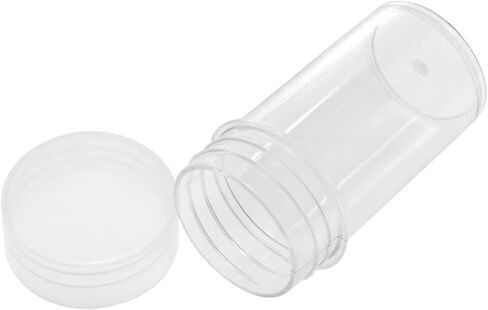 Xhziy Diamond Painting Storage Diamond Art Storage Container Small Plastic vials Sample Bottles Mini Transparent Storage Box Large Round Bottle with lid 12pcs in Saudi Arabia