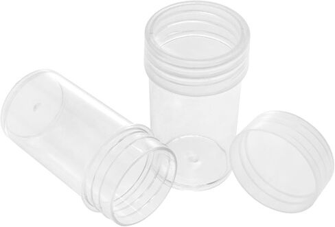 Xhziy Diamond Painting Storage Diamond Art Storage Container Small Plastic vials Sample Bottles Mini Transparent Storage Box Large Round Bottle with lid 12pcs in Saudi Arabia