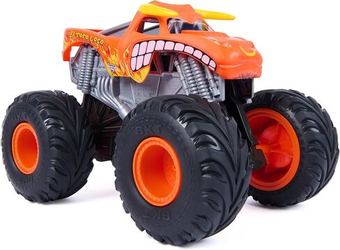 Monster Jam، شاحنة الوحش الرسمية El Toro Loco Rev 'N Roar بمقياس 1:15، ألعاب أطفال للأولاد والبنات من سن 3 سنوات فما فوق in Saudi Arabia