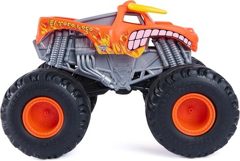 Monster Jam، شاحنة الوحش الرسمية El Toro Loco Rev 'N Roar بمقياس 1:15، ألعاب أطفال للأولاد والبنات من سن 3 سنوات فما فوق in Saudi Arabia