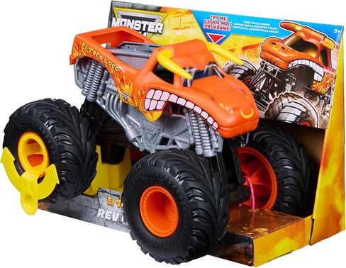 Monster Jam، شاحنة الوحش الرسمية El Toro Loco Rev 'N Roar بمقياس 1:15، ألعاب أطفال للأولاد والبنات من سن 3 سنوات فما فوق in Saudi Arabia