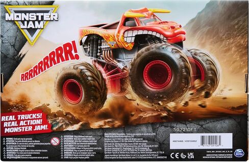 Monster Jam، شاحنة الوحش الرسمية El Toro Loco Rev 'N Roar بمقياس 1:15، ألعاب أطفال للأولاد والبنات من سن 3 سنوات فما فوق in Saudi Arabia
